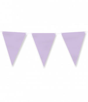 Paper flagline - Pastel purple