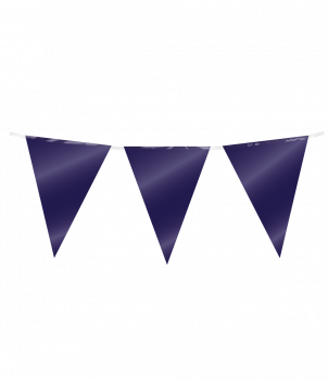 Party Flag Foil - Dark Blue