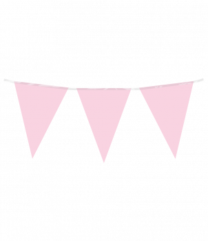 Party Flag PE - Pastel light pink