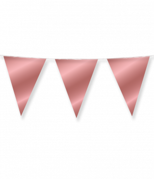 Party Flags foil - Rose gold