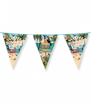 Party Flags foil - Summer vibes