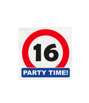 Traffic sign napkins - 16