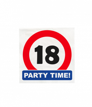 Traffic sign napkins - 18